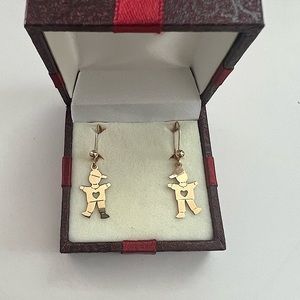 Vintage 14k Yellow Gold Earrings
